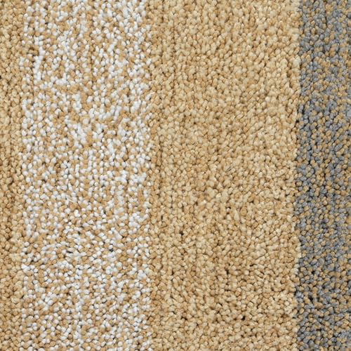 Image of Saral Home Soft Microfiber Anti-Skid Bath Mat Pack of 2 (Taupe, 35X50 cm)