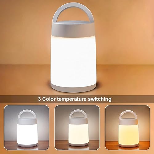 Miniatura 3 de Luz nocturna para bebé, lámpara de noche táctil LED portátil para niños y adultos, lactancia, ayuda para dormir, lámpara de lactancia recargable por