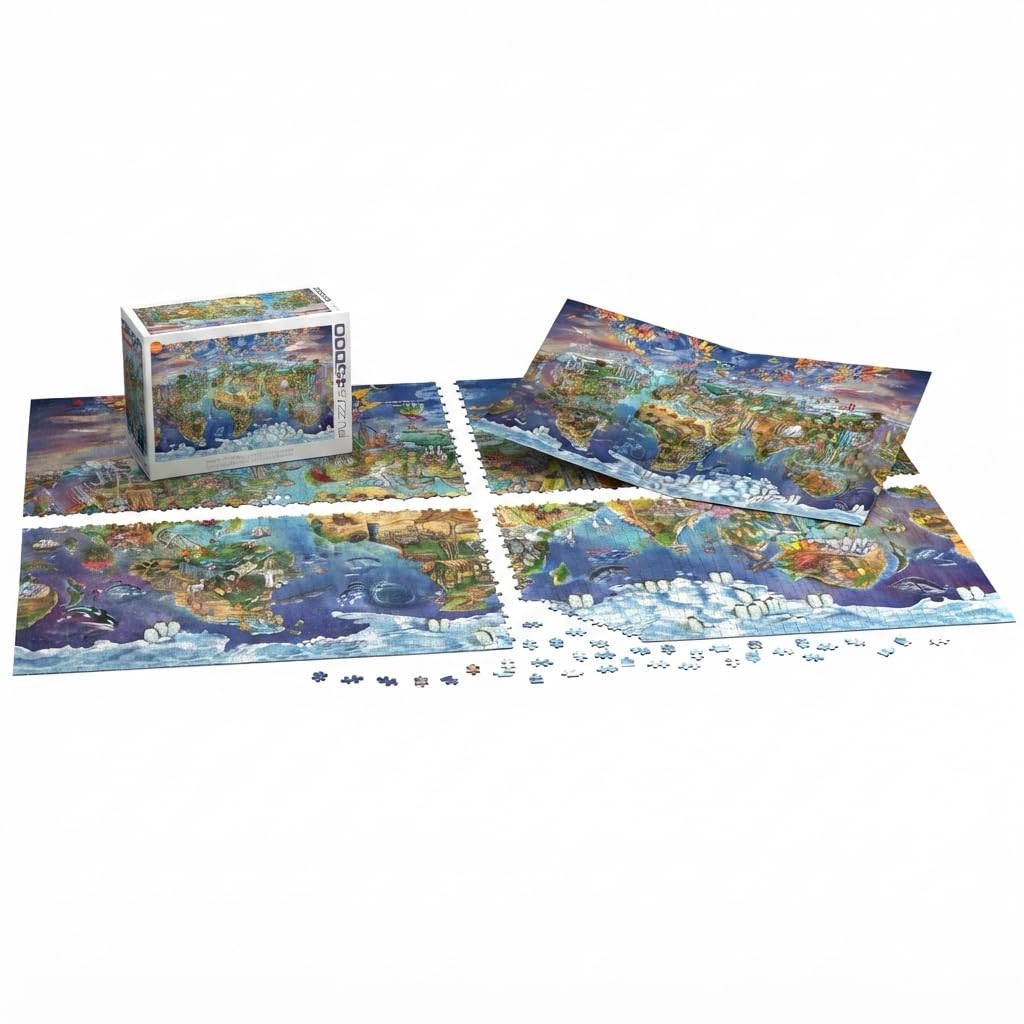 Eurographics World Wonders 5000 Puzzle von Maria Ravinky