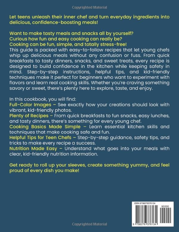 Super Easy'n' Safe Kid Chefs Cookbook: Fun and Safe Recipes for Young Chefs to Explore, Play, and Cook with Confidence | Full Color Edition image 3