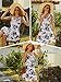 FENSACE Women's Tank Top Midi Blue Floral Sun Dresses,18034-8,Large