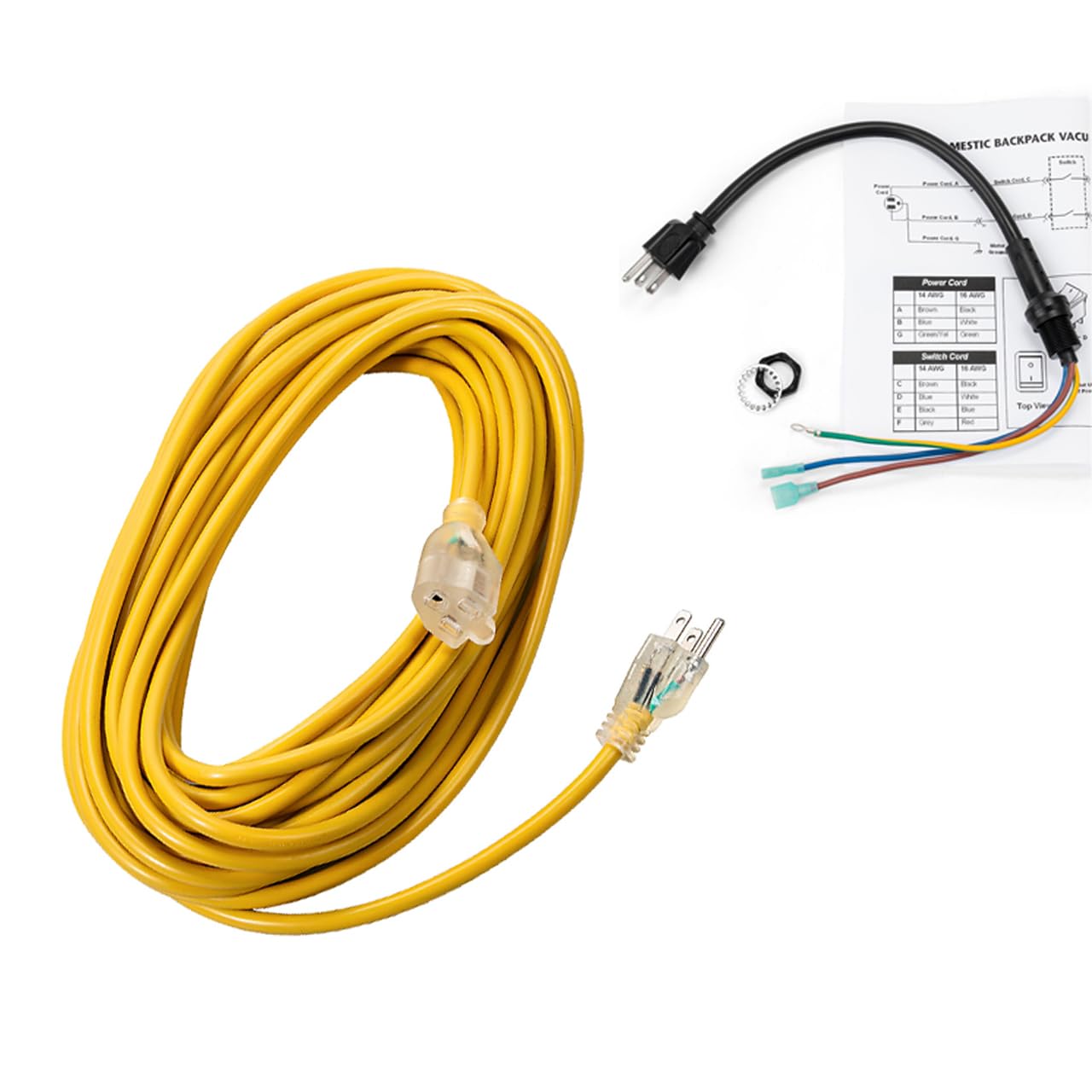唯mama Amazon.com: 100641 Power Cord Replacement & 50ft 101678 Extension