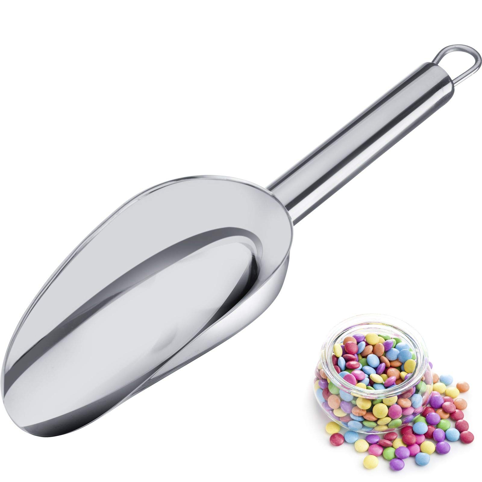 Westmark Paletta per pesare/riempire, Capacità: 50 ml (ca. 75 g di farina), Acciaio inox, Halia, Argento, 91022270