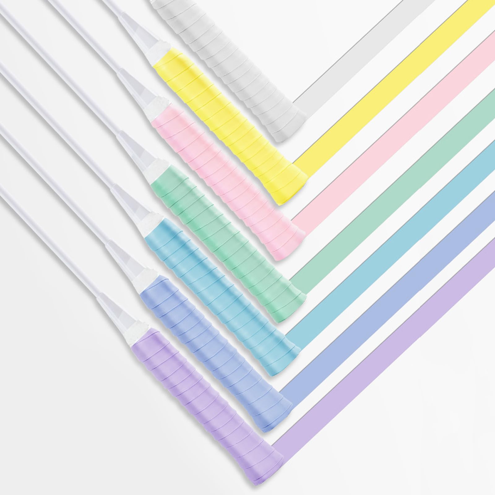 Racket Overgrip 2 Pack – Anti-Slip Sweat Absorbing PU Grip Tape for Tennis, Badminton, and Pickleball Rackets, Comfortable and Durable Handle Wraps