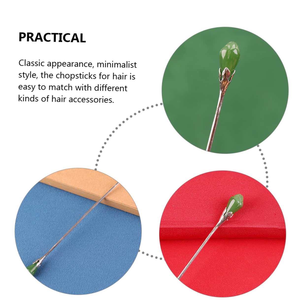 MAGICLULU 5st Haarnadel Traditioneller Haarschmuck Styling-haarspangen Haartopper Mädchen Hanfu Haarschmuck Frauenhaare Haarstäbchen Für Dickes Haar Damen Essstäbchen Hochzeit