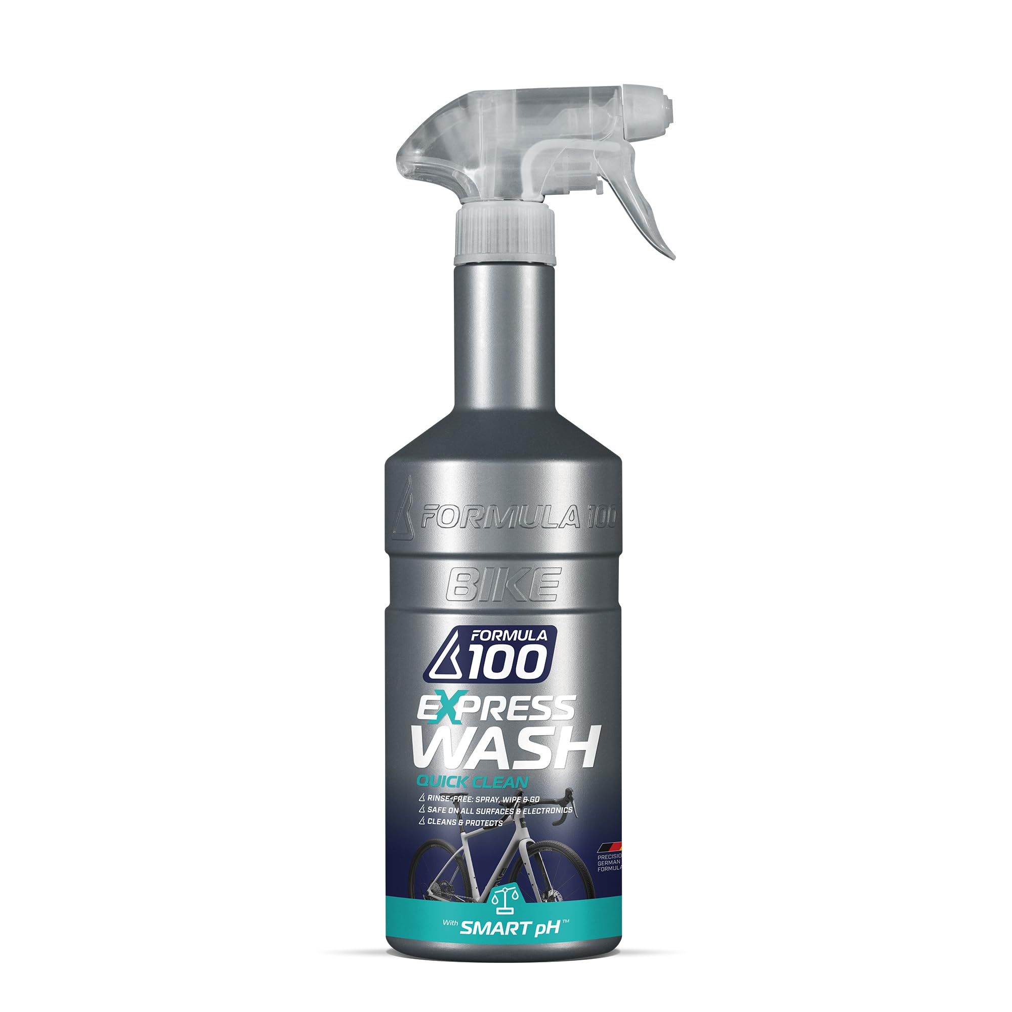 Quick Clean Express - Lavado de bicicletas - Limpieza sobre la marcha para bicicletas y bicicletas eléctricas - Suave, sin esfuerzo, protege y conserva el acabado