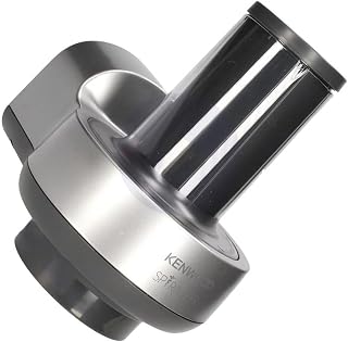 Kenwood KAX700PL Spiralschneider | Küchenmaschinen Zubehör | Geeignet für alle Chef und kMix Küchenmaschinen, Silber Grau