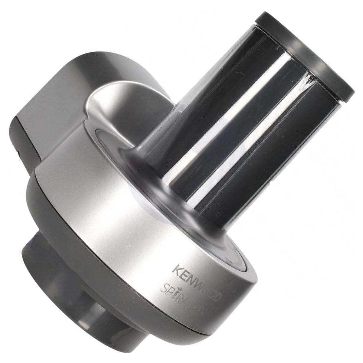 Kenwood KAX700PL Spiralschneider | Küchenmaschinen Zubehör | Geeignet für alle Chef und kMix Küchenmaschinen, Silber Grau