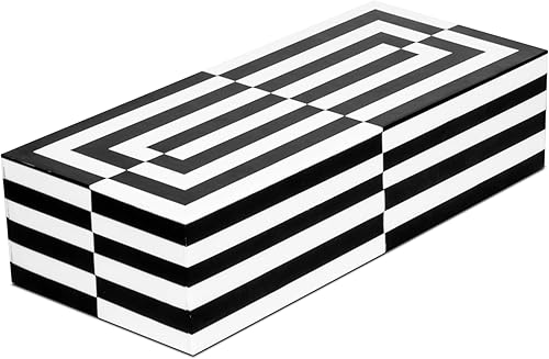 Miniatura 31 de Handicrafts Home Colección Marquet Array - Joyero decorativo hecho a mano para recuerdos, baratijas y decoración del hogar, caja para almacenamiento