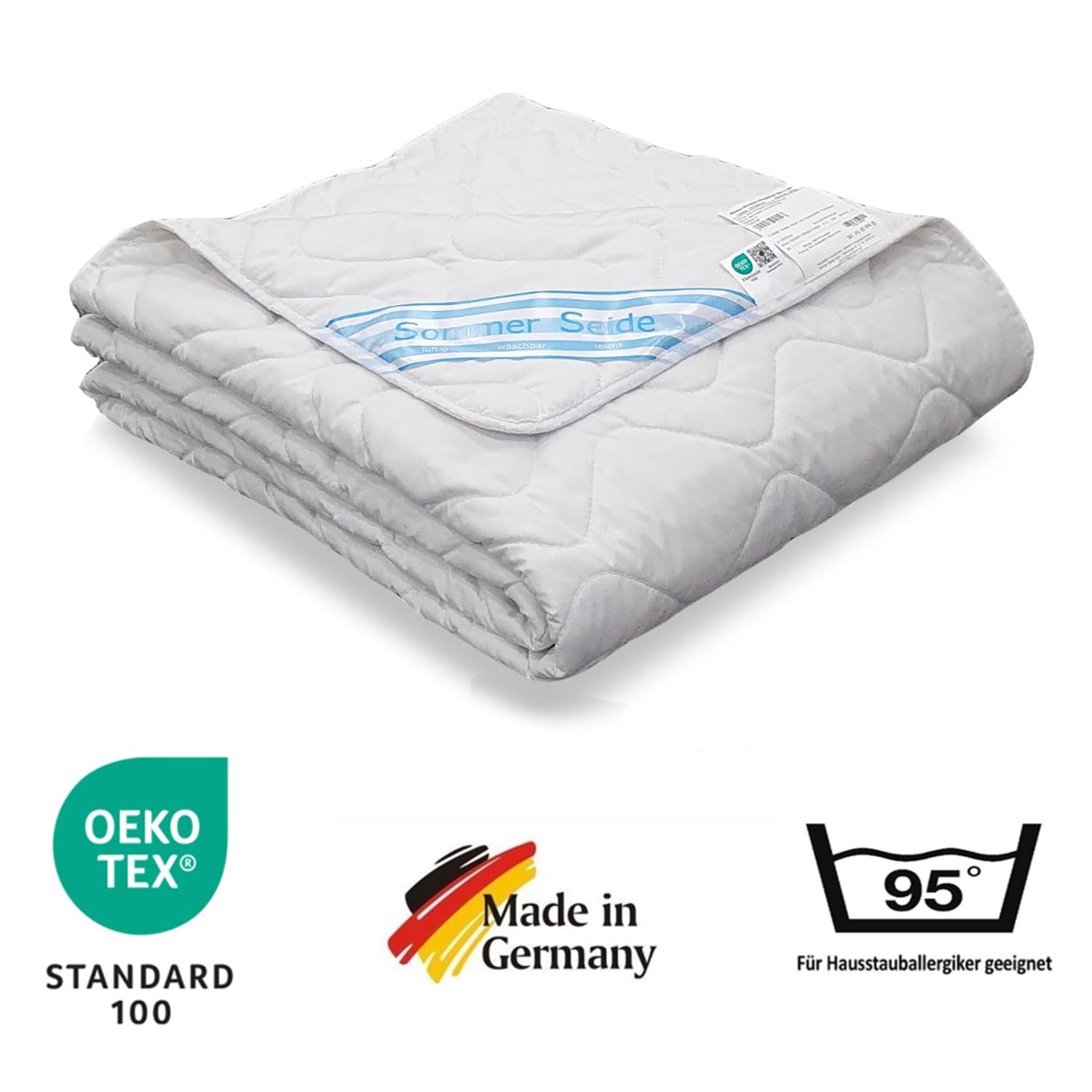 Wildseide Seide Baumwolle Sommerbett Sommerdecke Bettdecke 135x200 MS #1
