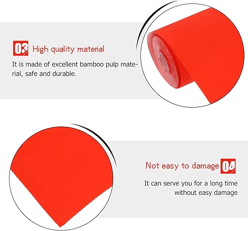 Miniatura 5 de Milisten 1 rollo de rollos de festival de primavera chino rollos de papel Xuan rojo en blanco primavera Festival Parejas Chun Lian papel para