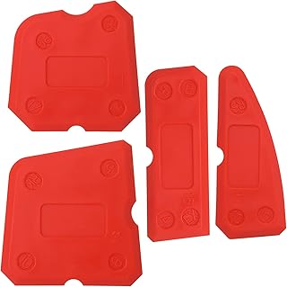 4pcs Sealant Finishing Tools, Silicone Sealant Finishing Kit Caulking Finishing Tool Grout Tools for Kitchen Bathroom Home Floor (4 Shapes)