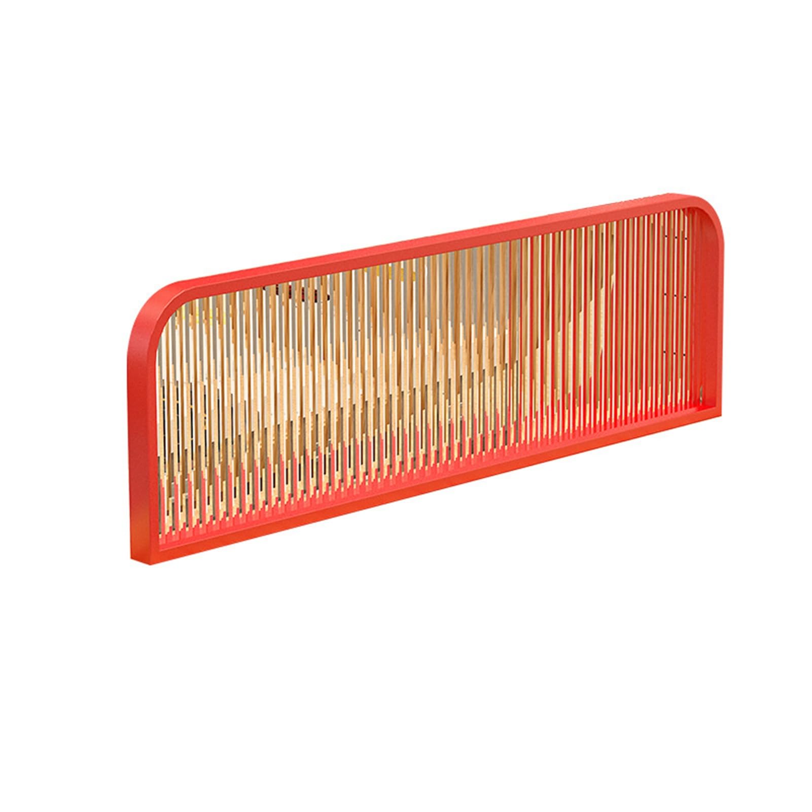 HJYCLFAZU Desk Partition Privacy Panel Commercial Screens - Office Partitions Easy To Install Clean For Office, Restaurant, Hotel, Countertop(Red,100x30CM)