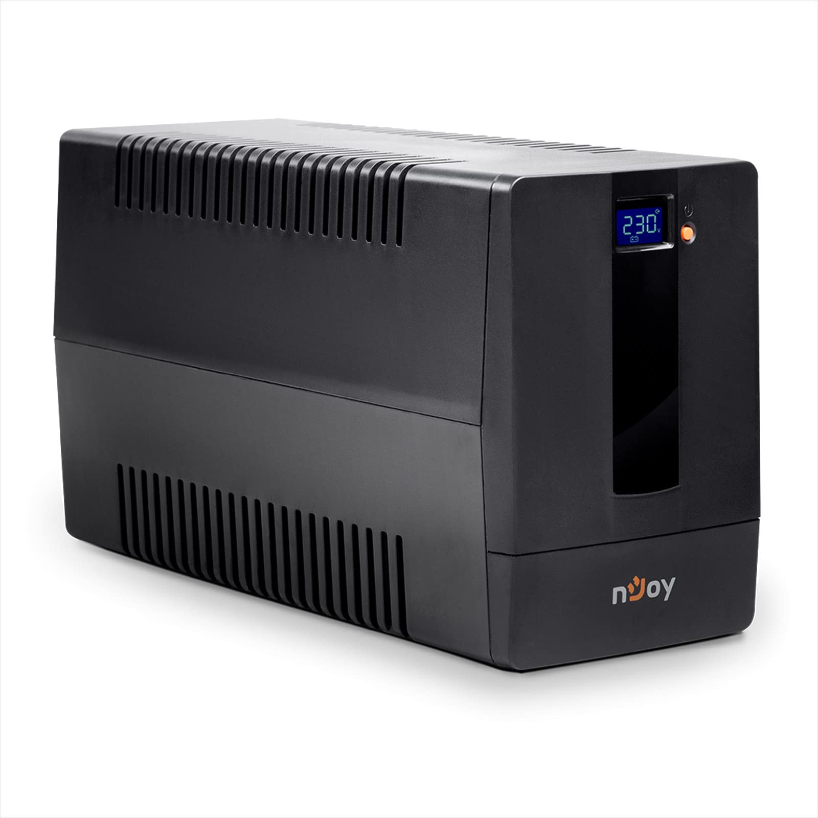nJoy Horus Plus 2000 VA, Grupo de continuidad Line Interactive UPS, 1200 W, Pantalla LCD, Pantalla Táctil, AVR, USB, 4 Salidas Shuko, Rj11 RJ45 in/out, 2 Baterías 12V 9Ah, 182 x 130 x 320 mm