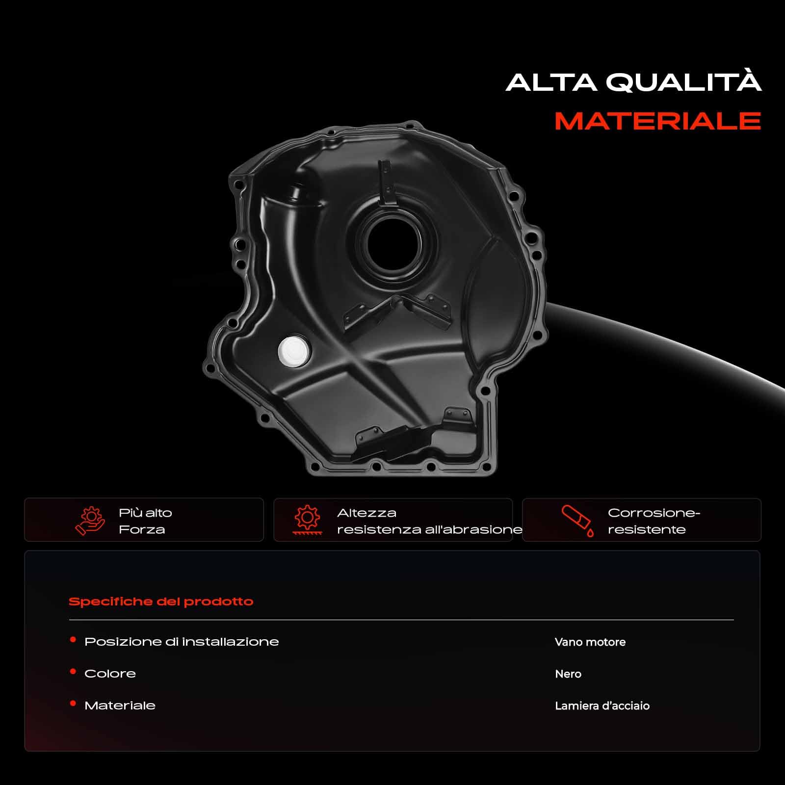Frankberg Coperchio alloggiamento distribuzione coperchio catena di | 06H109210Q; Compatibile con: Altaea XL 5P5 5P8, CC 358, O.c.t.a.v.i.a II 1Z3, S.C.I.R.O.C.C.O Van 137