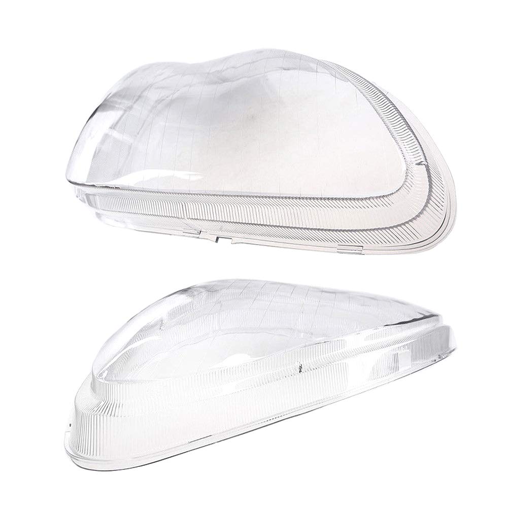 Front Headlamp Headlight Lens Cover, Clear, W220, S Class, 98-05, 1Pair