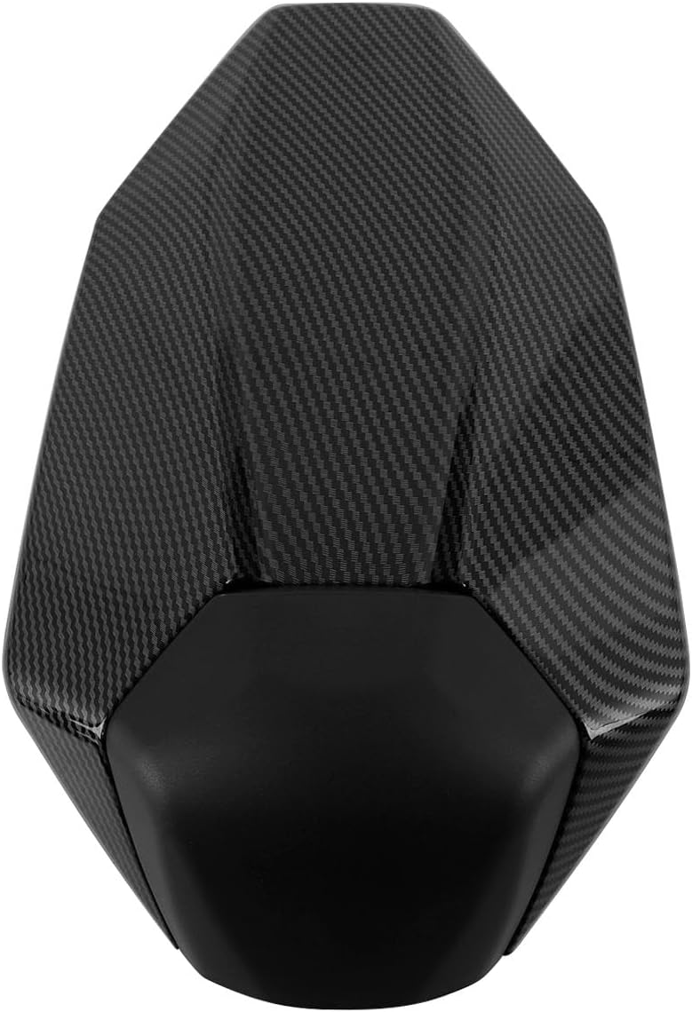 Rear Seat Fairing Cover Mototcycle Tail Rear Seat Cowl Cover Replacement for Kawasaki Z650S 2026 ABS Plastic Passenger Pillion Solo(twill black)