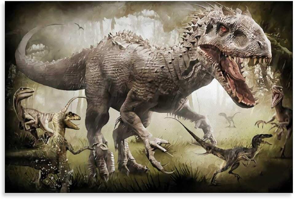 Картинки индоминуса рекса и индораптора