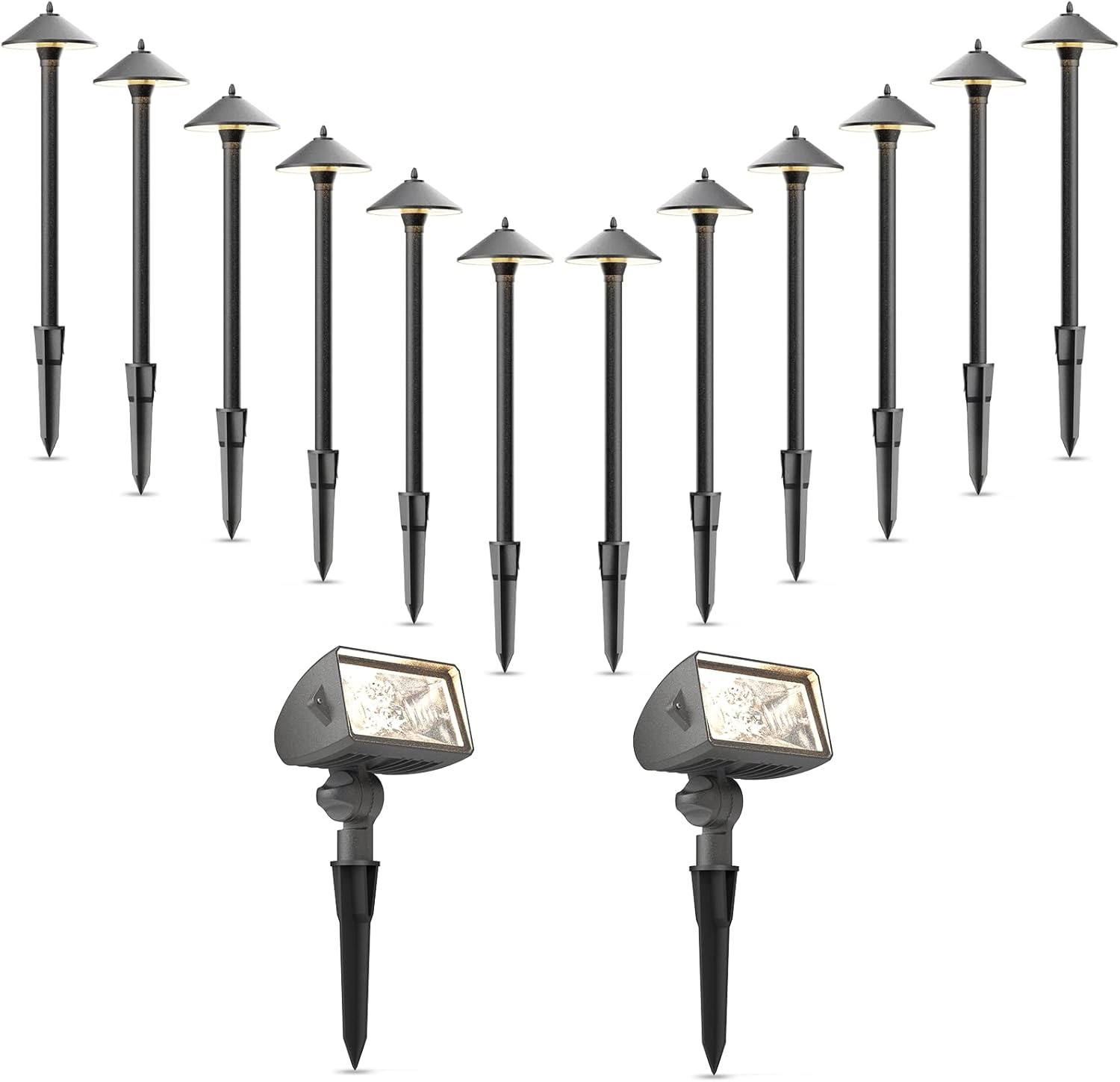 VENUS MANUFACTURING Low Voltage Landscape Lighting LED Pathway Lights 1