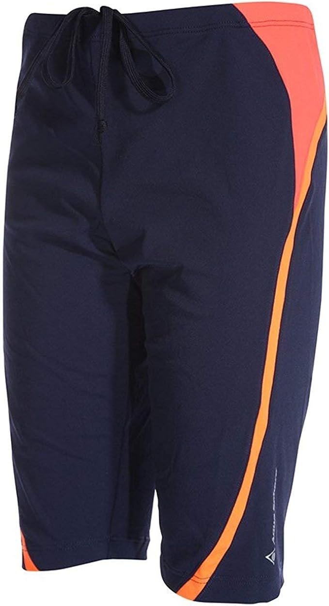 Amazon Santiago Swim Pants ネイビーブルー 明るいオレンジ色サイズ40 水着 通販
