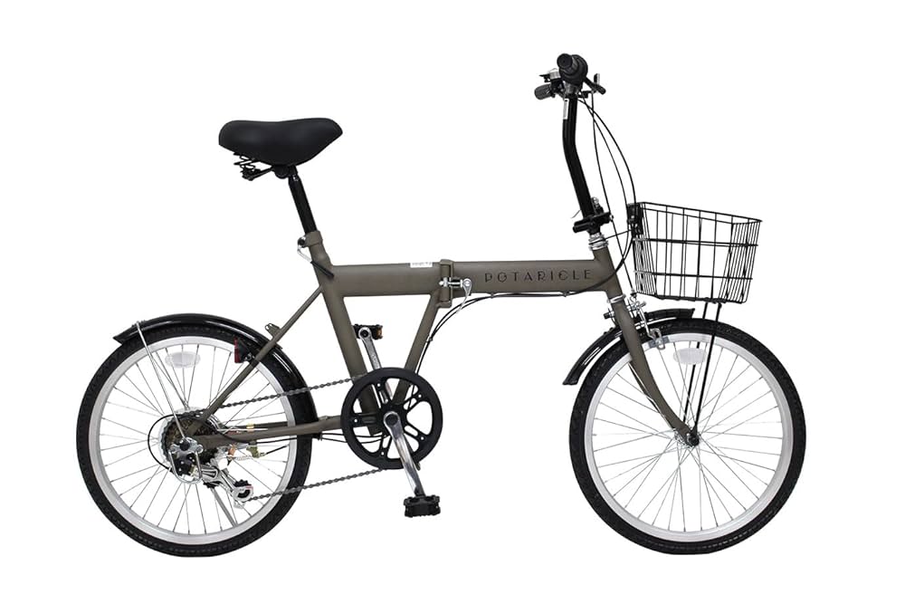 Amazon | ポタリクル 折りたたみ自転車 20インチ ノーパンク