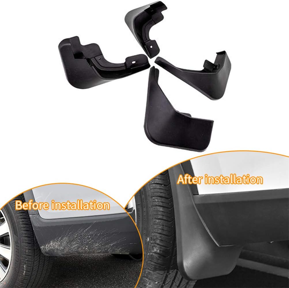 SureKit Car Custom Mud Flaps Splash Guards for Sonata 2018 2019 Fender Flares Mudflaps Mudguards Front and Rear Wheel 4Pcs