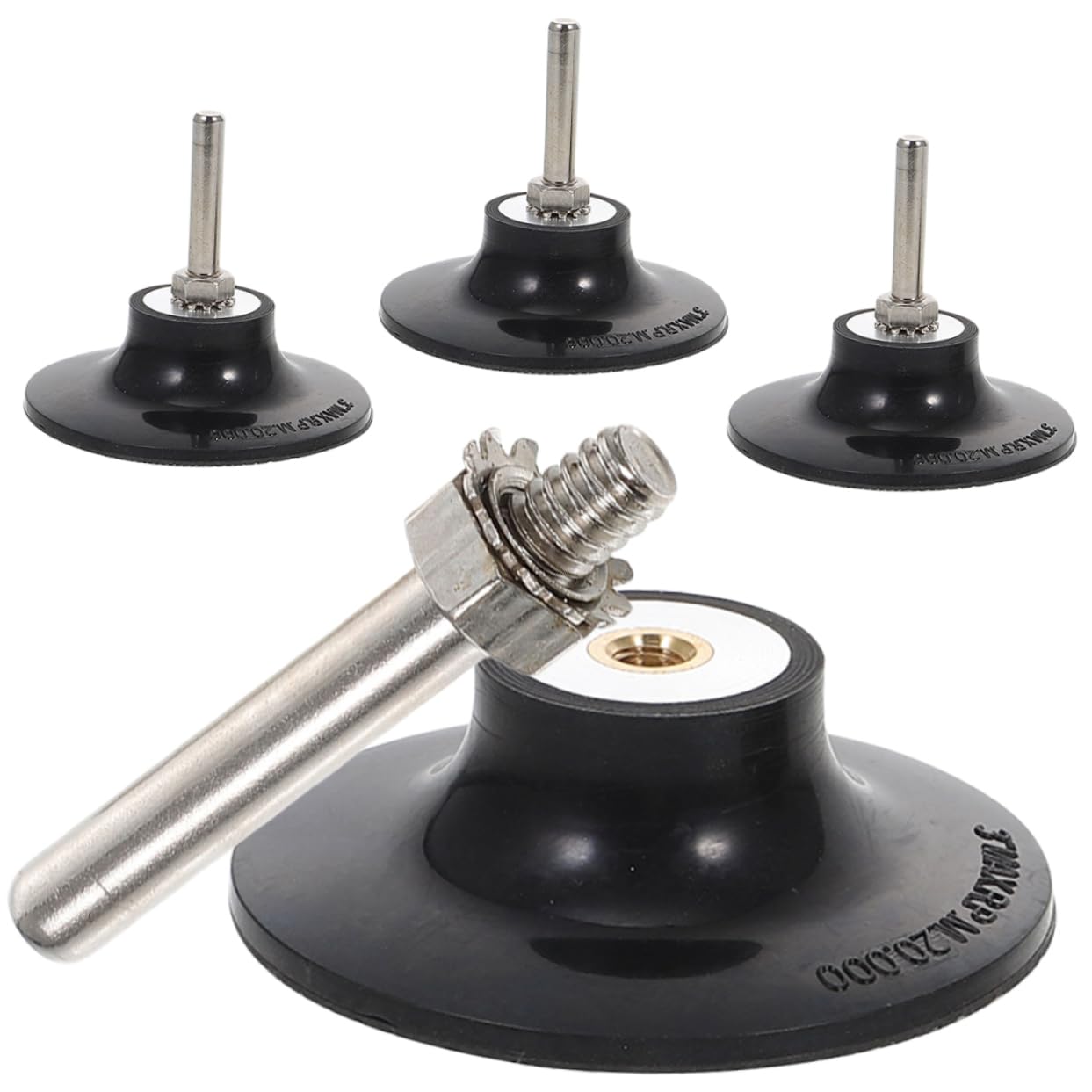 4pcs Sanding Disc Pad Holder Adapter for Power Drill Compact Polishing Disc Attachment for Electric Pneumatic Tools Lightweight and Design
