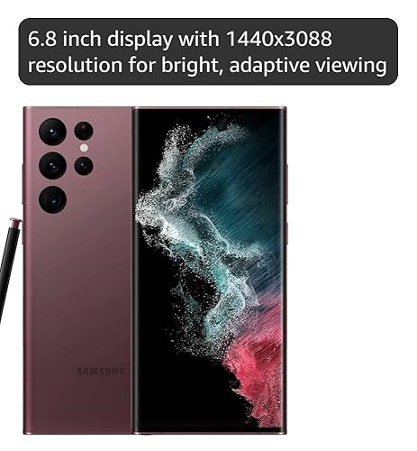 Amazon.com: Samsung Galaxy S22 Ultra 5G, US Version, 128GB