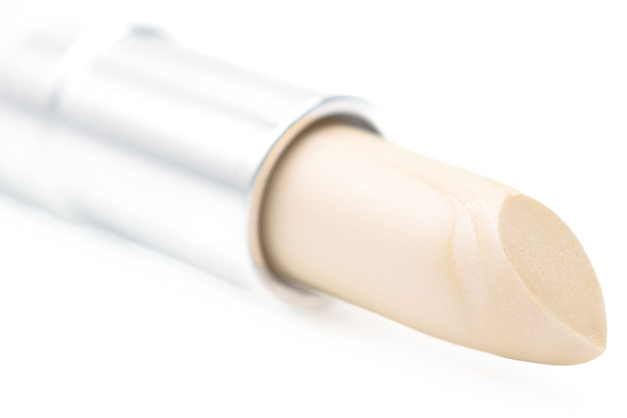 Pure Ziva Crystal Shimmer Bright Ivory Light Pale Pink White Creamy Pearl Lipstick Color Moisturizing Paraben Free, No Animal Testing & Cruelty Free