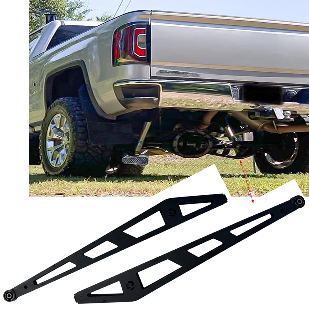 Photo 1 of Traction Bar Kit for 0-7.5" Lift: Fits Chevrolet Silverado 1500 2007-2018 4WD/2WD, GMC Sierra 1500 2007-2016 4WD/2WD (black)