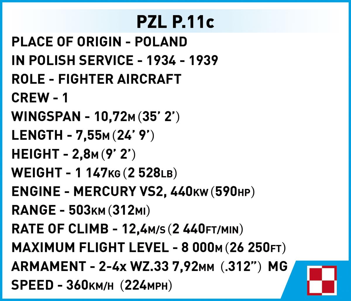 COBI PZL P.11 c