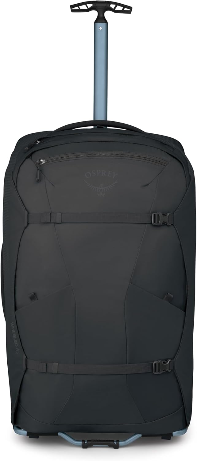Osprey Farpoint Fairview 65L Wheeled Travel Pack - Rolling Backpack Travel Bag - Luggage with Wheels, Black