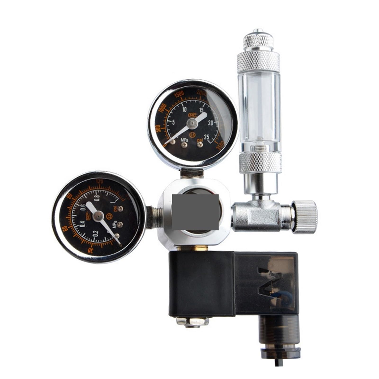 Regulator CO2, DIY akwarium regulator CO2 zestaw z cewką magnetyczną zawór zwrotny akcesoria do system kontroli neratora reaktora(1)