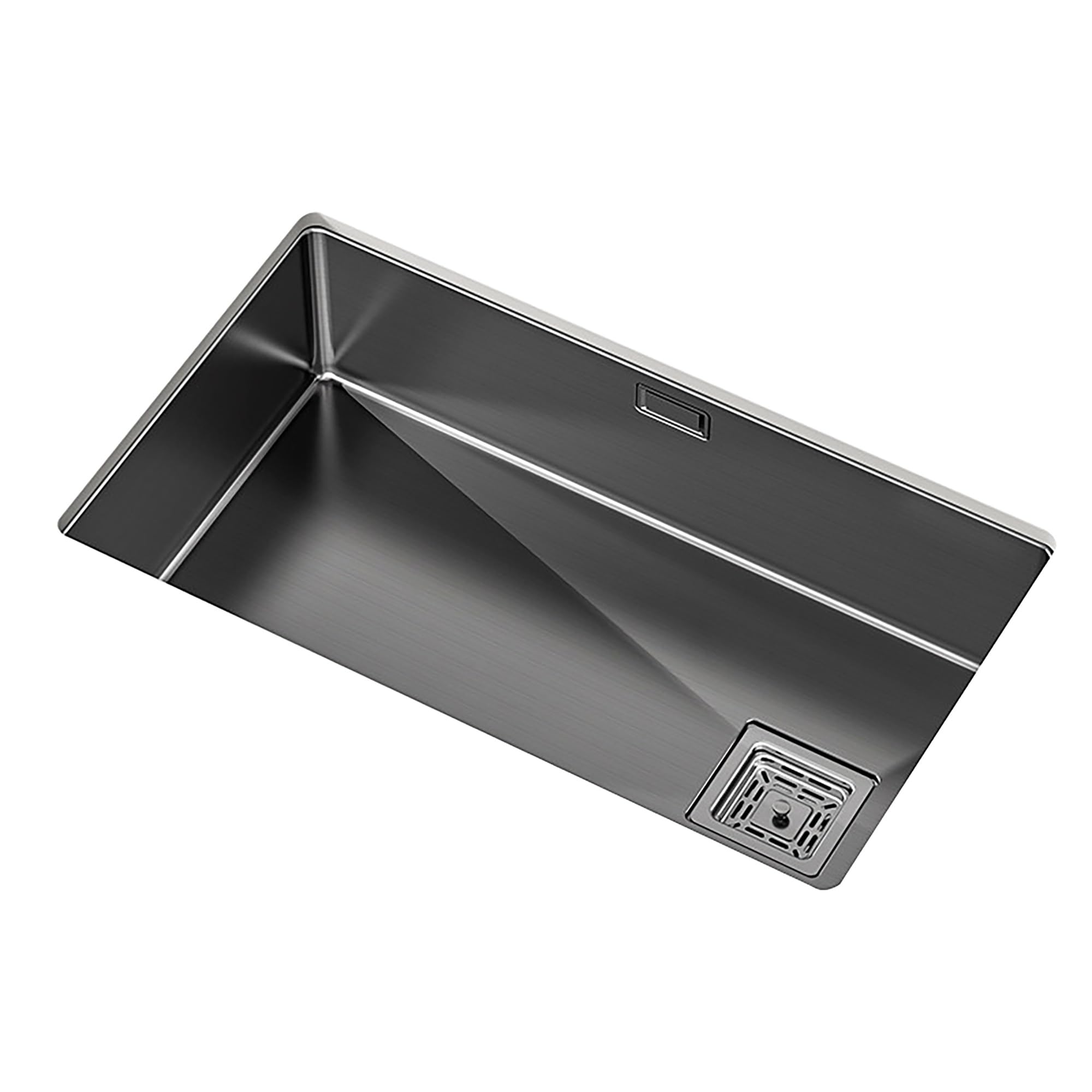 SC Stainless Steel Single-Bowl Dishwasher, with Drain Fittings and Extendable Drain Basket, Suitable for Restaurants(50cm)