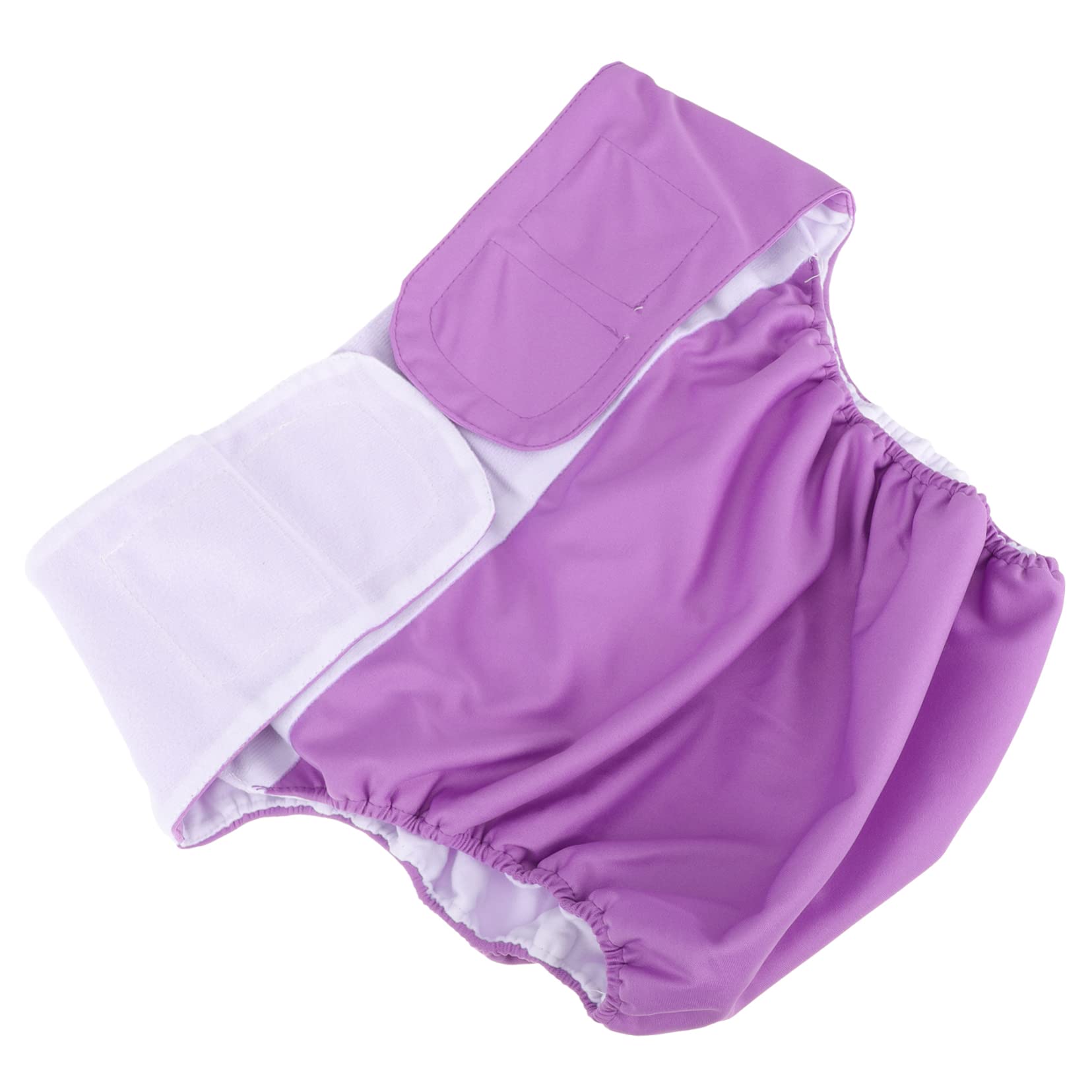 FRCOLOR 2 Pz pannolino anti-perdite pannolino per adulti per incontinenza pannolini lavabili riutilizzabili pannolini anziani per anziani pantalone per orinatoio appiccicoso Pile