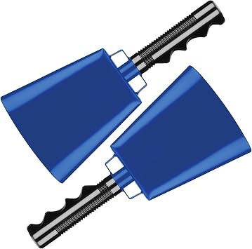 Cowbell 10 inches Blue pack 2