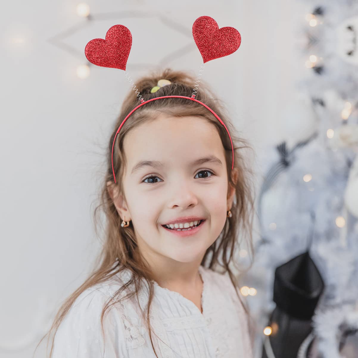 FRCOLOR 27 Pz Fascia a Cuore Rosso Cerchietti Bambina Resina Veloce Bambino Capi D'abbigliamento