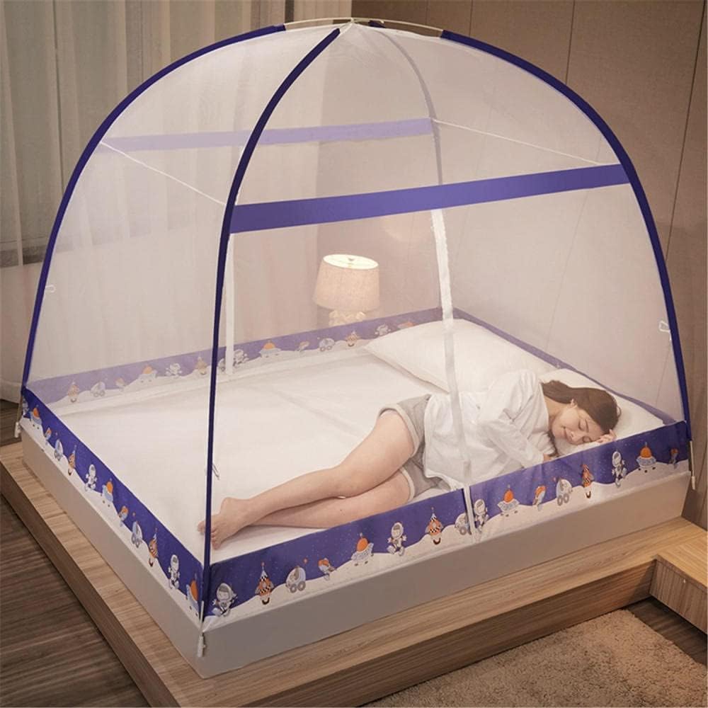 Portable Foldable Mosquito Nets Mosquito Mesh Net Mosquito Net for Bed Fine mesh Mosquito Net for Bed Portable Tent Mosquito net-180 * 200cm