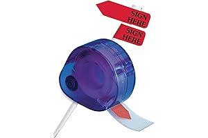 Sign Here Printed Arrow Dispenser Flags (81024)