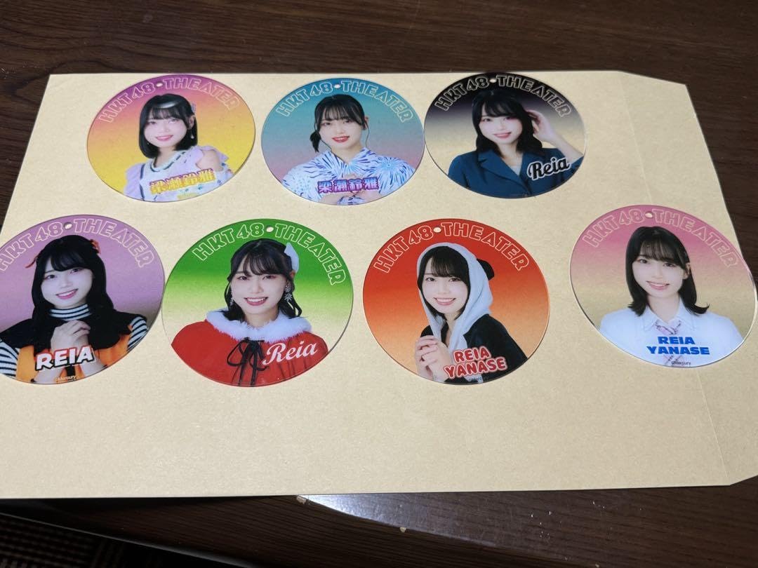 HKT48 梁瀬 鈴雅クリアコースター8つコンプ！