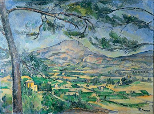 Amazon.com: Mont Sainte-Victoire with Large Pine Tree - Paul