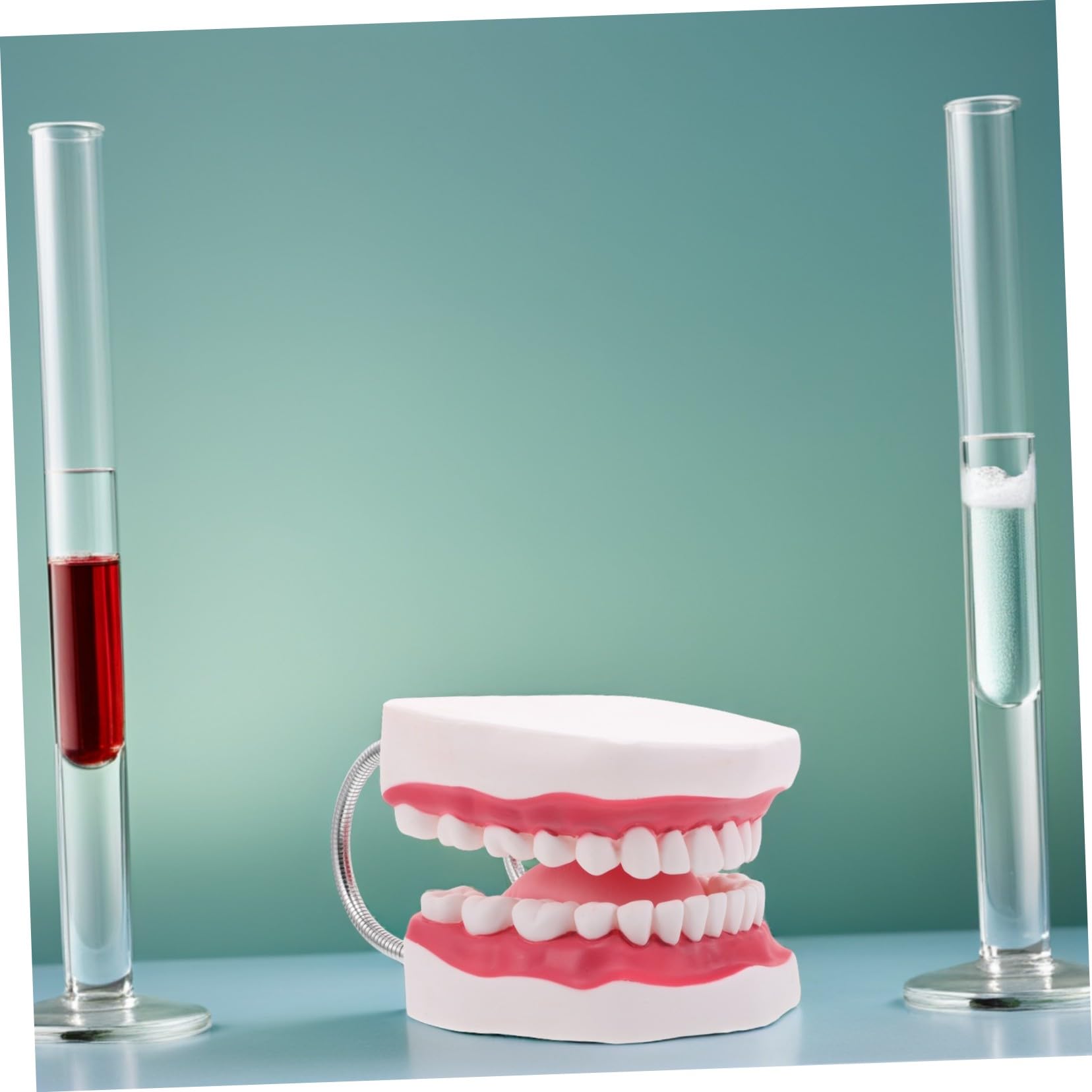Modello Typodont Ingrandito Gengive e Lingua Realistico per Insegnamento e Ortodontica Portatile e Durevole per Formazione Odontoiatrica e Preparazione Esami