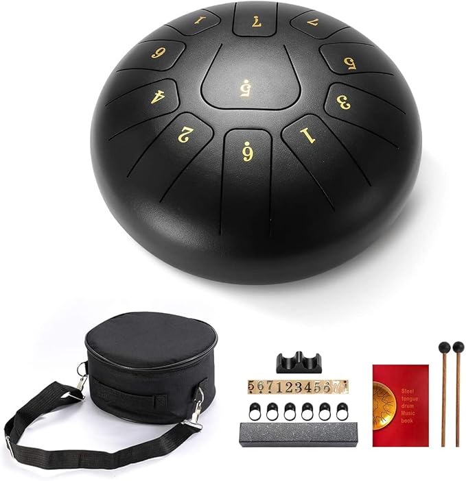 Tambour À Langue En Acier, 13 Pouces, 15 Notes, Clé D, Instrument De Percussion