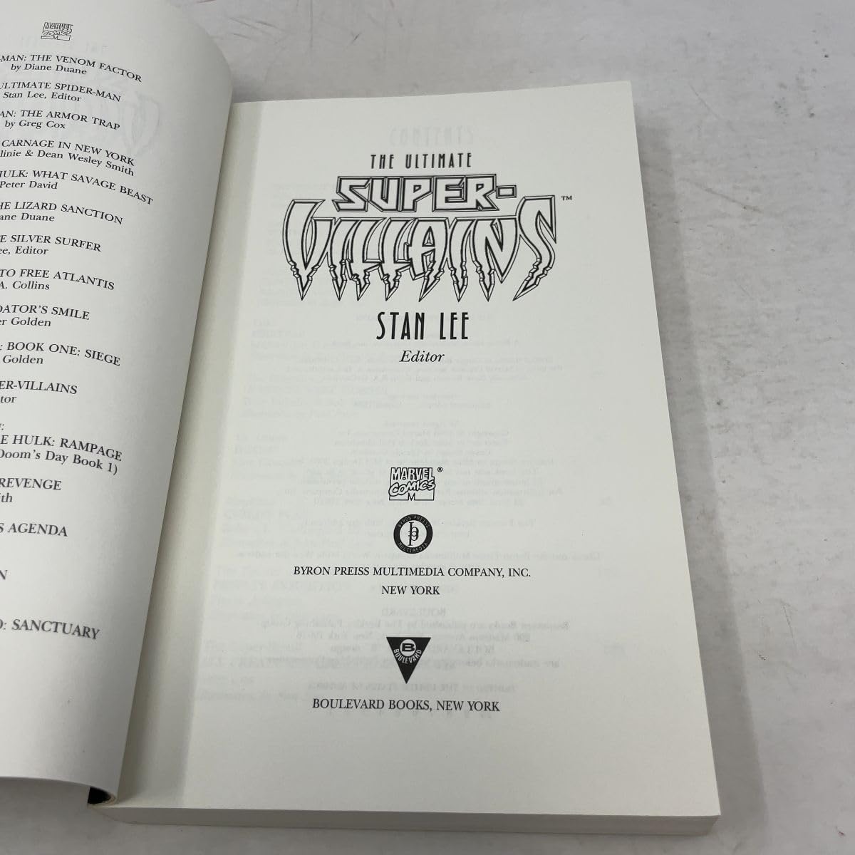 The Ultimate Super-Villains (Marvel Comics (New York, N.y.))