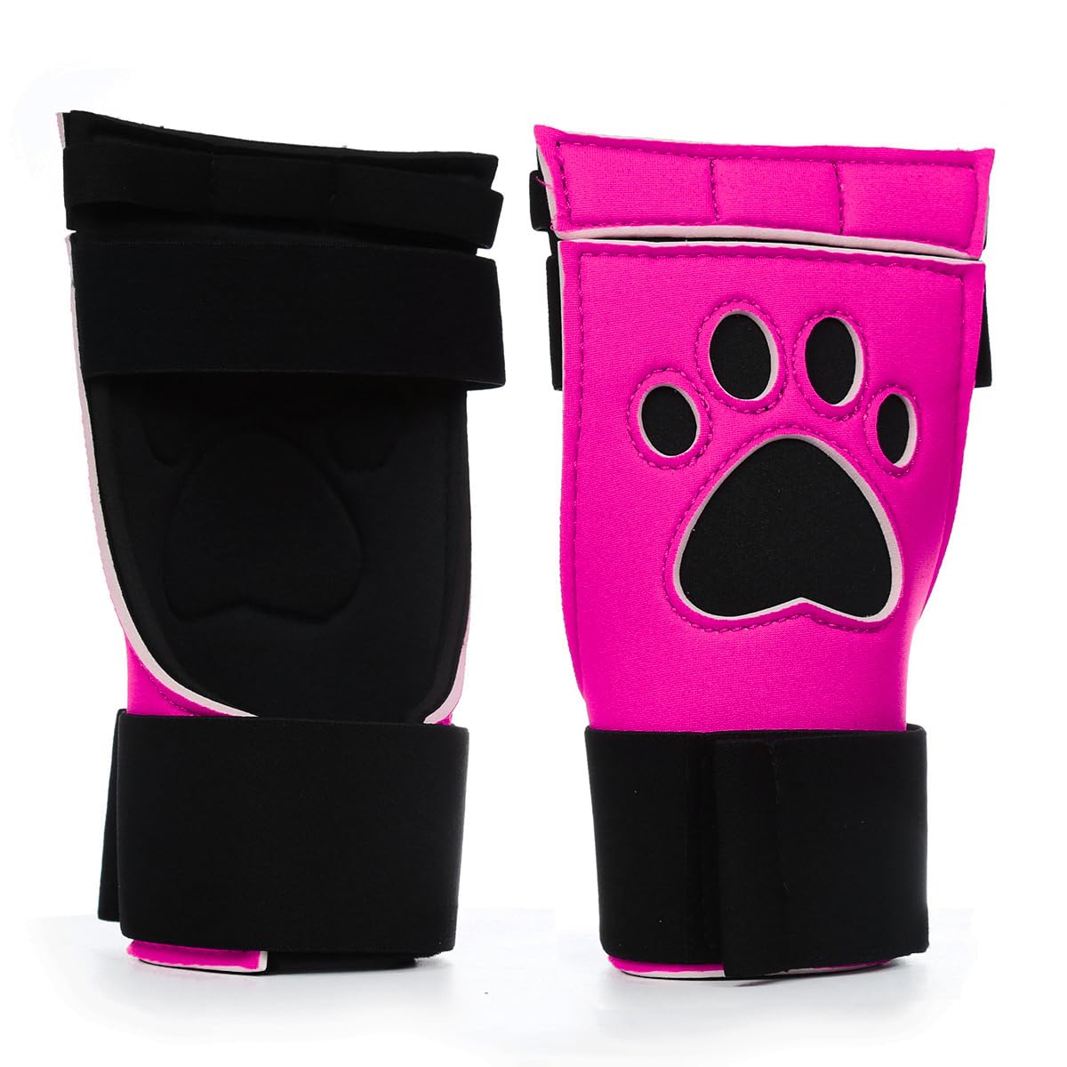 Dog Paw Crawl Glove PU Leather Paw Padded Mittens Halloween Christmas Costume Accessories