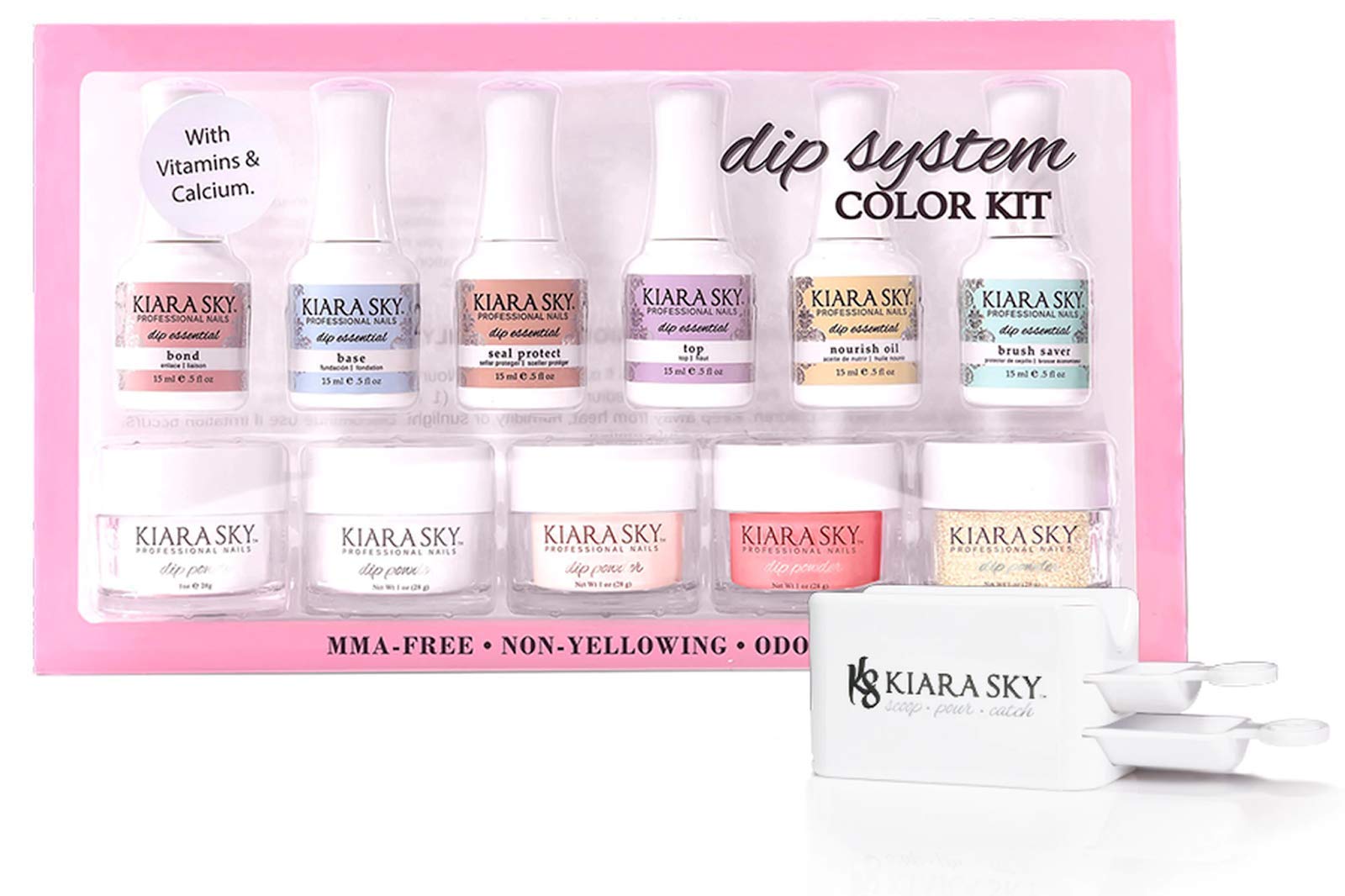 Kiara Sky - Color Dip Powder Starter Kit with Recycling System