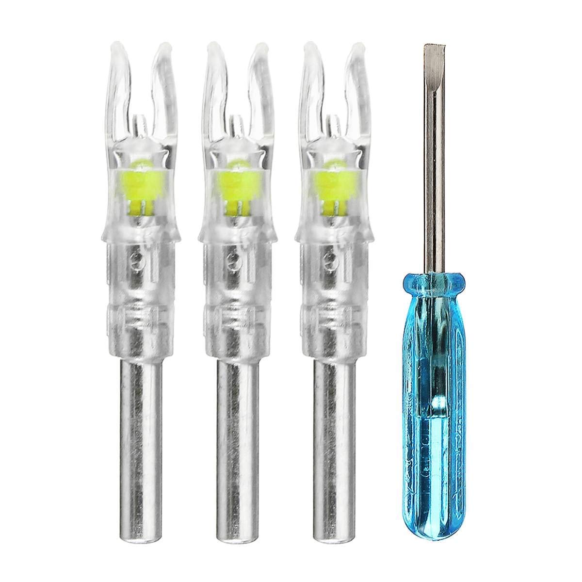 JIANZD Lighted Nock for Arrows with .204'' Inside Diameter Archery Nocks-5.2mm