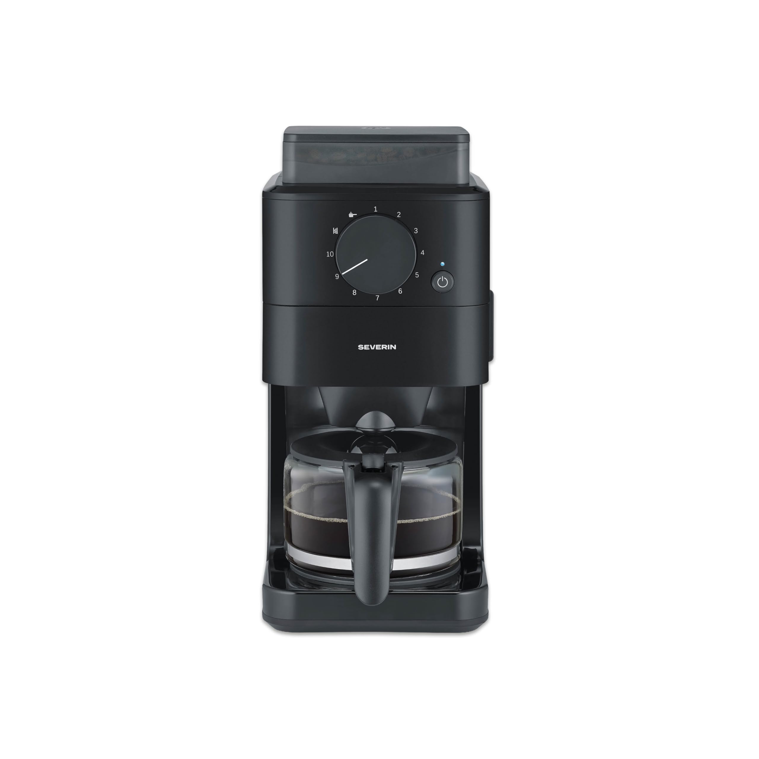 Severin KA 9215, cafetière filtre broyeur, 10 tasses, intensité réglable