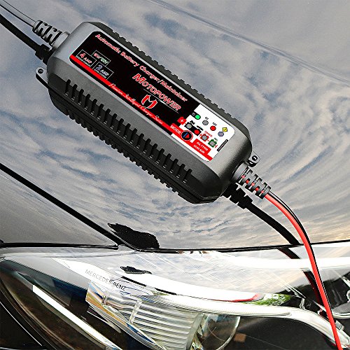 Motopower Mp00207 6V And 12V 4Amp Automatic Smart Battery Charger, Battery Maintainer, Battery Desulfator With Force Charging Recondition Mode #TOP6