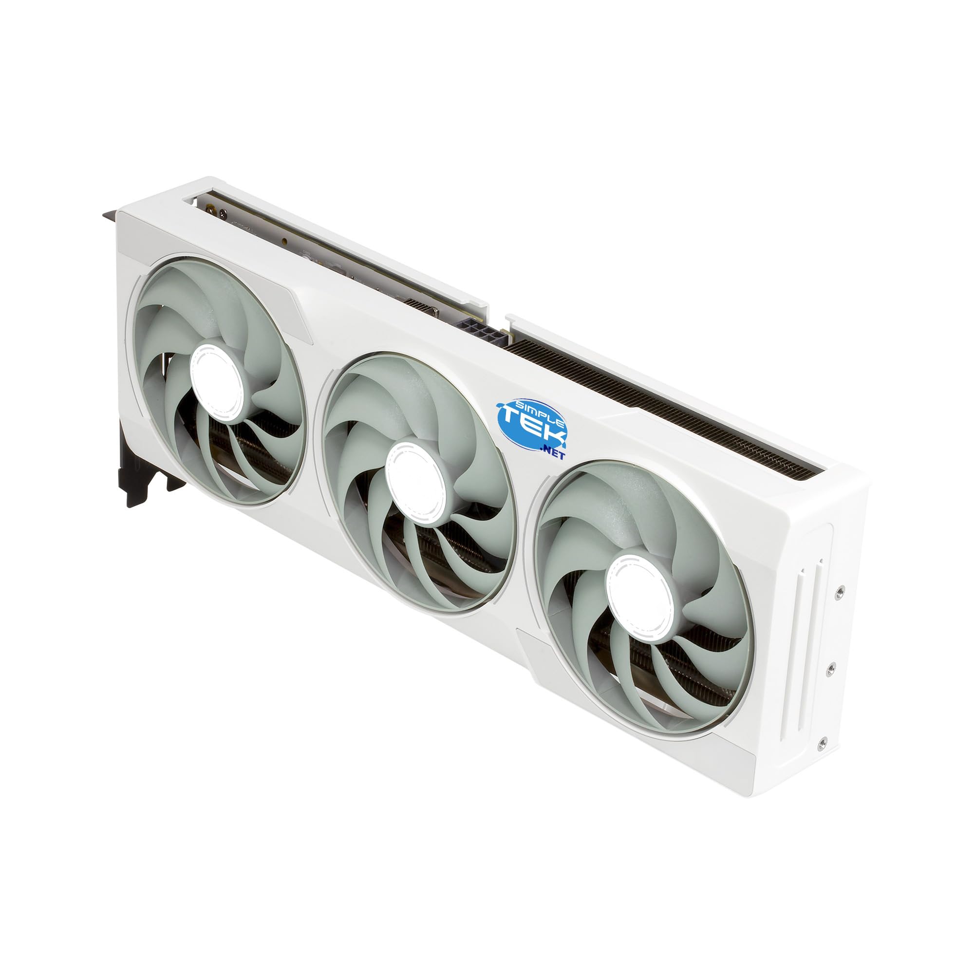 SIMPLETEK - Karta graficzna do gier i edycji 12 GB GDDR6-3 x DisplayPort, 1 x HDMI - fabryczny overclock, potrójny wentylator